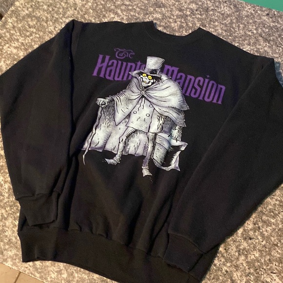 Disney Tops - Disney Black Haunted Mansion Sweatshirt
